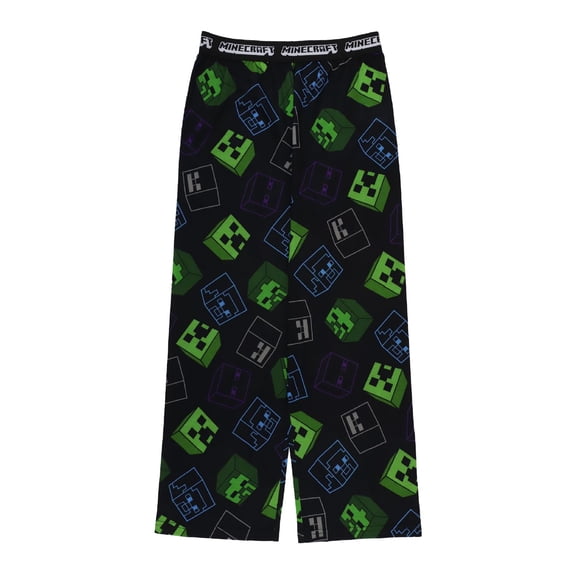 Pijama con diseño de escena nocturna de Minecraft para niños, talla M