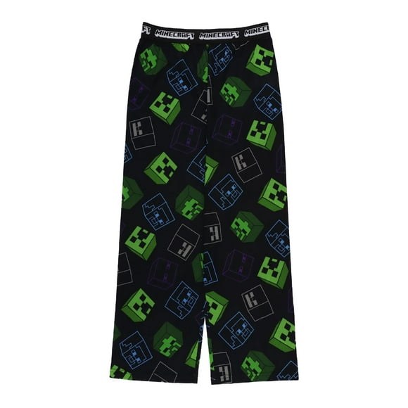 Pijama Bottom Minecraft Boys Night Scene, talla 14-16 EE. UU.