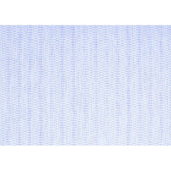 Ahgly Company Indoor Rectangle Solid Blue Modern Area Rugs, 5' x 8'