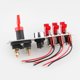 thumbnail image 4 of Racing Coche Encendido Panel de interruptor de encendido Alta sensibilidad Rendimiento superior Excelente soldadura electrochaplating DIY interruptores de apagado kenally VI014338-00B, 4 of 7