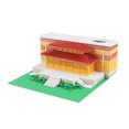 thumbnail image 1 of RWJDXD Novelty Creation Figurines 3D Note Calendar Decoration Crafts Building Model Gift Paper Carving Memo Pad Miniatures Room Decor, 1 of 1
