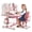 Pink #9, variant on Floseru 2026 Upgraded Kids Desk and Chair Set, Kids Art Desk with Tiltable Reading Stand & LED Table Light, Bedroom Children Learning Table with Extra Large Drawer