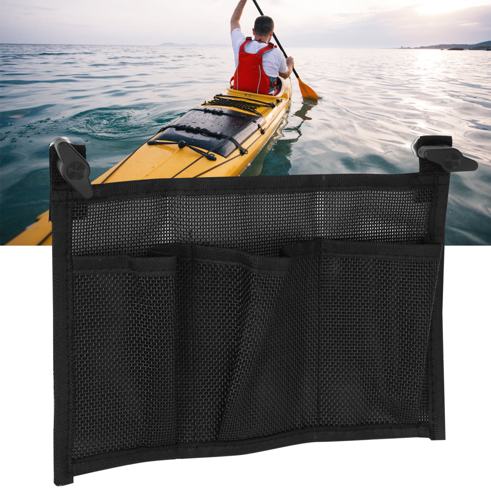 Sac De Rangement Pour Kayak - Pochette étanche Bouteille D'eau - Noir