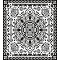 thumbnail image 3 of Ambesonne Ethnic Duvet Cover Set, Lace Paisley Black Art, Queen, Charcoal Grey White, 3 of 3