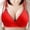 Red Bras for Women, variant on SMihono Fashion Push Up Bras for Women Plus Size Comfort Breathable Bra Wirefree Bra Full Coverage Everyday Bras with Support Lift Beige 10