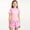 Pink, variant on YANGXINX Girls' Swimsuit 2 Piece Summer Stylish Letter Printed Athletic Sun Protective Bathing Suits Hawaiian Beach Swimwear (8 12 Years) high waisted swimsuits for girl