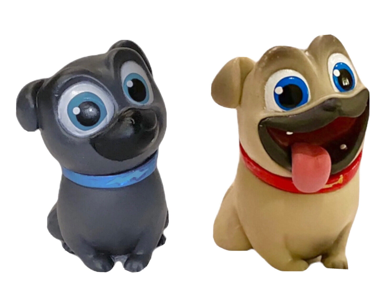 Microprocessor focus Inspection Puppy Pals Rolly Tan Dog & Bingo 2” Cake Topper Pvc Figure Figurine Disney  New - Walmart.com