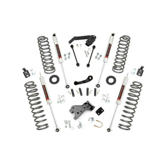 Rough Country 4" Lift Kit for 2007-2018 Jeep Wrangler JK Unlimited - 68140