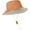 Dark Orange, variant on Baby Sun Hat for Boy Girl Toddler Summer Bucket Hat Kids Sun Protection Beach Hat Cotton Baby Hats