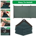 thumbnail image 3 of WZTO 8X95FT Privacy Screen Fence, Heavy Duty Fencing Shade Cover, 120GSM 90% Blockage Mesh Shade Net for Wall Garden Yard Backyard (8 ft X 95 ft), 3 of 9