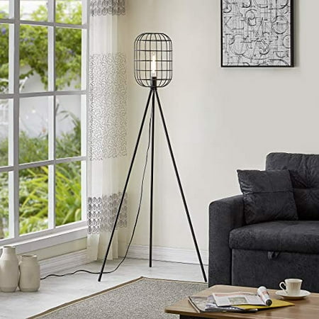 stand living lamp farmhouse floor modern tall rustic industrial lighting lamps