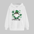 thumbnail image 2 of St. Patrick's Day Sweatshirt for Women Lucky Shamrock Long Sleeve Shirt Ireland Clover Print Pullover Tops, 2 of 5