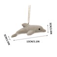 thumbnail image 5 of drppepioner Simulation Dolphin Pendant Christmas Decorations Home Plush Doll Animal Model Dolphin Gift Props, 5 of 5