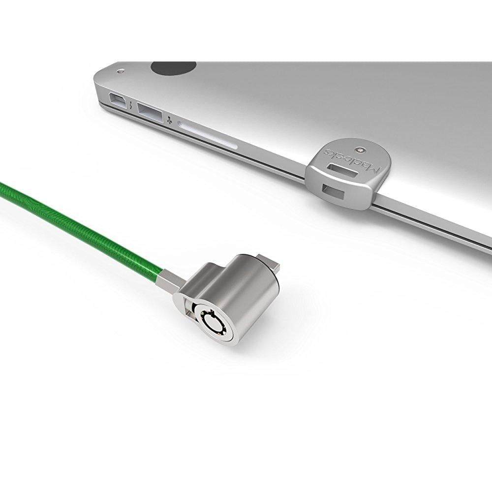 Maclocks MBALDGZ01KL Ledge Security Laptop Lock Slot Adapter with Keyed