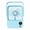 Blue, variant on JELLOO USB Charging Station, Dormitory, Bedroom, Bedside Mini Portable Outdoor Small Fan