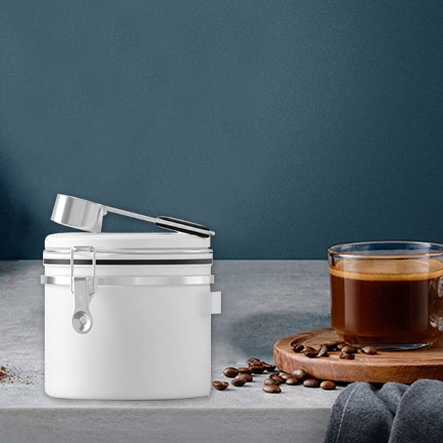 Birdeem Food Storage Containers,Food Storage Containers,Coffee Canister, Airtight Stainless Steel Kitchen Food Storage Container with Date and for Grounds Coffee,Beans, Tea, Flour, Cereal, Sugar(1.2L)