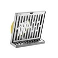 thumbnail image 4 of Drenaje de piso de esquina lateral de pared Drenaje lateral Ahorro de espacio horizontal de para tubería de PVC para balcón Baño Cocina para tubería de 110 mm, 4 of 8