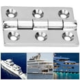 thumbnail image 3 of OKBYY Bisagra para Puerta de Barco - Acero Inoxidable 316 Rectangular 5 Piezas Bisagra de 6 Orificios para Puerta de Armario de yate de Barco, 3 of 5