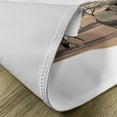 thumbnail image 5 of Ambesonne African Place Mats Set of 4, Animals on Savannah Modern, Standard Size, White and Brown, 5 of 6