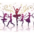 thumbnail image 4 of Dance Theme Backdrop Silhouette Fancy Musical Performance Event Decor Party Decoration Celebration Ballet Festive Artistic Design Ballroom舞会, 4 of 4