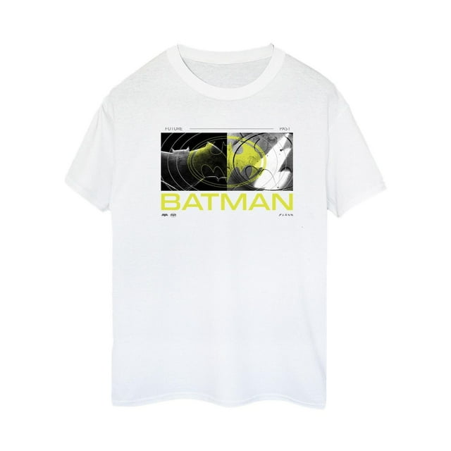DC Comics T-Shirt Boyfriend en Coton pour Femmes The Flash Batman Future To Past