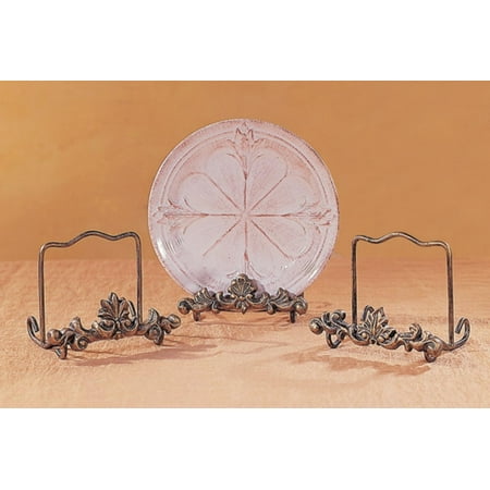 Victorian Stand - Club Pack of 12 Victorian Gold Scroll & Leaf Plate Stands