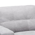 thumbnail image 2 of Bowery Hill Light Grey Sectional Sofa with Right Facing Chaise, 2 of 6