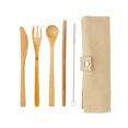 thumbnail image 1 of XD Collection Reusable Bamboo Travel Cutlery Set, 1 of 3