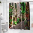 thumbnail image 1 of Yidarton Shower Curtain Simple Partition Bathroom Curtain Polyester Non-perforated Waterproof Thickened Hanging Curtain Waterproof Mildew Proof Shower Curtain Cloth 1.8M * 1.8M  A02, 1 of 8