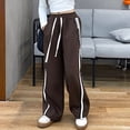 thumbnail image 5 of Girls Pants Size 10-12 Trendy Toddler Girls Boys Sweatpants Kids Casual Athletic Pull-On Cotton Jogger Pants with Drawstring for Boys Girls, 5 of 7