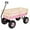 Pink, variant on Tcbosik Outdoor Wagon with 10" All-Terrain Tires, Heavy-Duty Utility Cart with Wooden Railing for Yard, Lawn, Patio, Garden, Pink