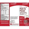 Leader Pain + Fever Childrens Dye-Free Oral Suspension Cherry 4 oz
