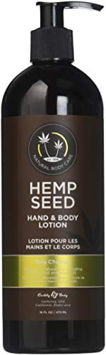 Earthly Body Hemp Seed Hand and Body Lotion, Nag Champa, 16 Oz