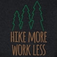 thumbnail image 3 of CafePress - Hike More Work Less Zip Hoodie (Dark) - Zip Hoodie, Classic Hooded Sweatshirt with Metal Zipper, 3 of 4