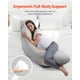 thumbnail image 3 of Almohada de embarazo VEVOR en forma de L para dormir de lado durante la maternidad, 3 of 9