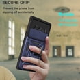 thumbnail image 6 of Case for Google Pixel 6 Pro with Slide Camera Cover,Military Grade Heavy Duty Protection Phone Case Cover with Magnetic Ring Kickstand for Google Pixel 6 Pro SJ Blue, 6 of 13