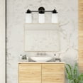 thumbnail image 4 of Lalia Home 3 Light Metal and Opaque White Glass Shade Vanity, Oil Rubbed Bronze, 4 of 7