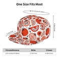 thumbnail image 4 of Hirioo Hand Drawn Tomatoes for Baseball Cap Men Cap Flat Brim for Men Women Teens Adjustable Baseball Cap, 4 of 7