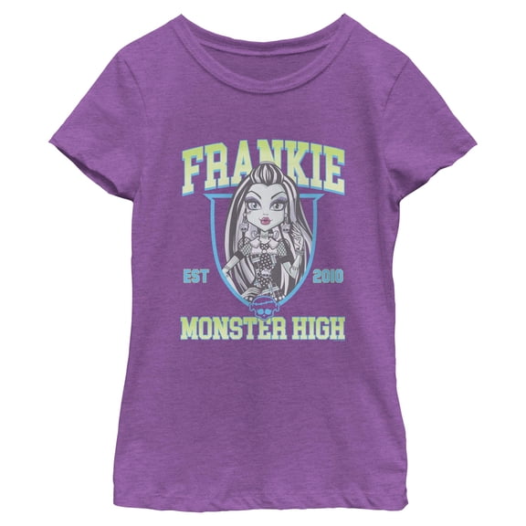 Girls Monster High Frankie Est 2010 T Shirt