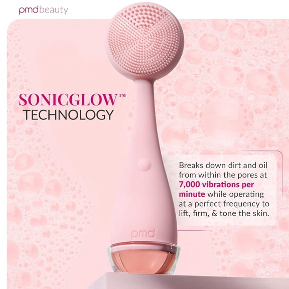 Clean - Smart Facial Cleansing Device with Silicone Brush & Anti-Aging Massager