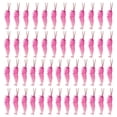 thumbnail image 1 of 50 Uds. De señuelos de pesca de agua salada de 3,5 cm, camarones luminosos con señuelo suave (rosa), 1 of 4