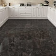 thumbnail image 4 of Marble Peel and Stick Floor Tile Easy to Clean Waterproof Flooring for Kitchen Bathroom Bedroom Light Balck Vinyl Flooring Self Adhesive Floor Tile Stickers Durable Removable Tiles 18PCS, 4 of 17
