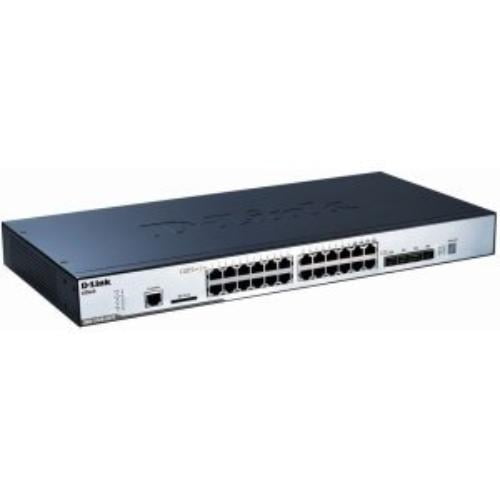 D-Link xStack DGS-3120-24TC Ethernet Switch 24 Port 5 Slot 24 x 10 100 1000Base-T 1 x CompactFlash (CF) Card, 4 x SFP... by Dlink