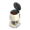 thumbnail image 5 of Smeg 50's Retro Style Aesthetic Drip Coffee Machine with 10 Cup Glass Carafe, Auto Start Feature, Keep Warm Plate, and Two Coffee Strength Settings (Cream), 5 of 5