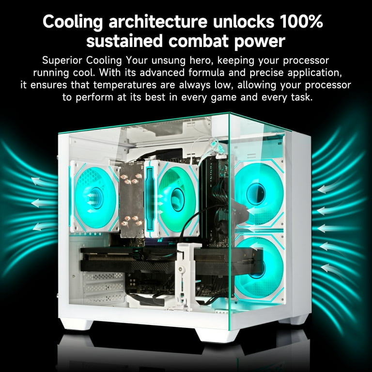 WIWB Desktop PC Computer Gaming PC: AMD Ryzen 5 5600 | RX