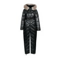 thumbnail image 4 of ZHOUCHANKIDS Womens Onesie Ski Suit Winter Outdoor Sports Waterproof Snowsuit Jumpsuits Jacket Black L, 4 of 4
