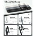 thumbnail image 4 of Four Candies 45 PCS Office Supplies with Pen Case, 6 Gel Pens, 6 Art Mechanical Pencil Set, 12 Highlighters for College Essentials Office Stationery (Black), 4 of 7