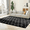 Black & White 1, variant on CozyDesg 5'x7' Area Rugs for Living Room,Black Rugs Shag Fluffy Shaggy Bedside Carpet, Large rug for Living Room Bedroom Dining Room Office Home Decor,Dark Gray & Black
