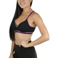 thumbnail image 3 of ToBeInStyle Women's Pull-Over Racerback Sports Bra w/Jennifer Sport Text Print, 3 of 3