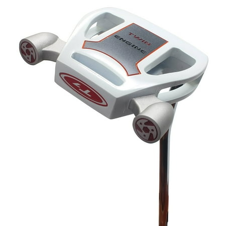 33' Twin Bay Hopper T7 Twin Engine White Mallet Golf Putter Right Handed with Alignment Line Up Hand Tool 33 Inches Petite Lady's Perfect for Lining up Your Putts ()